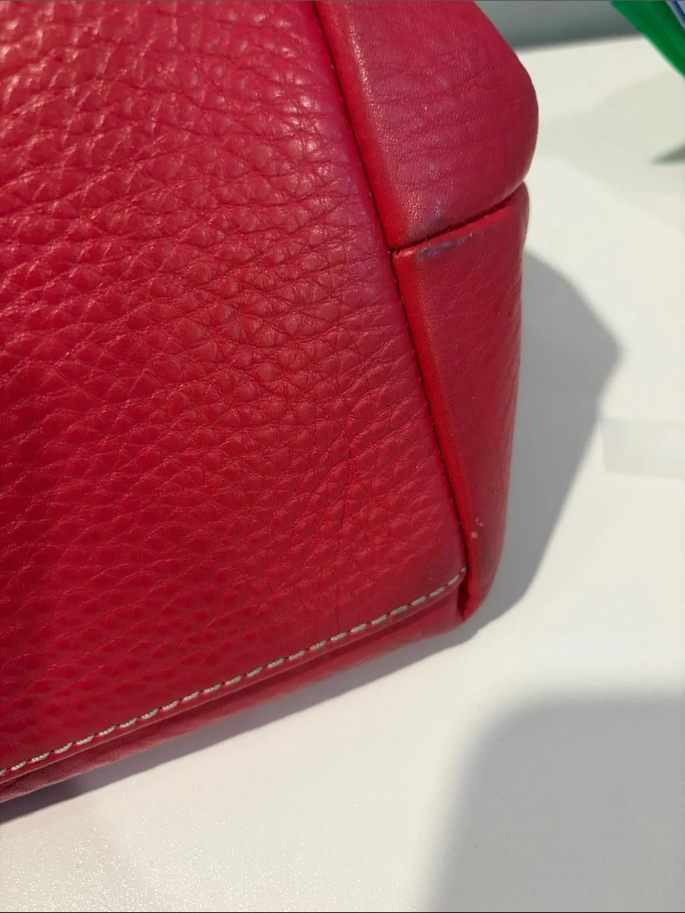 Dooney & Bourke Dillen dark pink/Red Pebble Leather Hobo bag